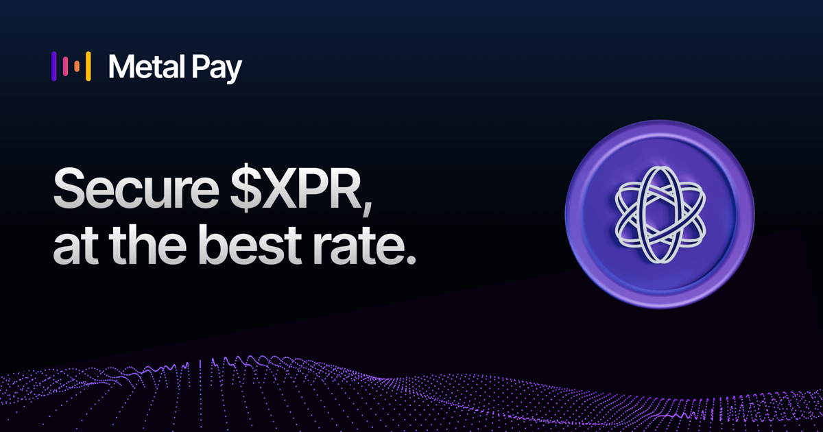 Buy XPR with Debit or Credit Card